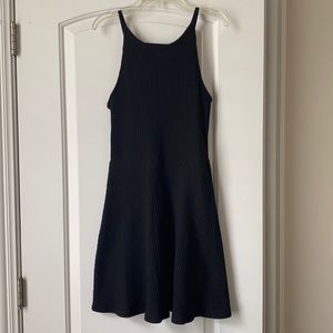 📦 MOVING SALE 🤑 TOPSHOP | Black Ribbed Skater Dress